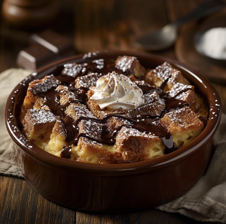 CHOCOLATE BREAD PUDDING: A COZY DESSERT fOR CHILLY NIGHTS